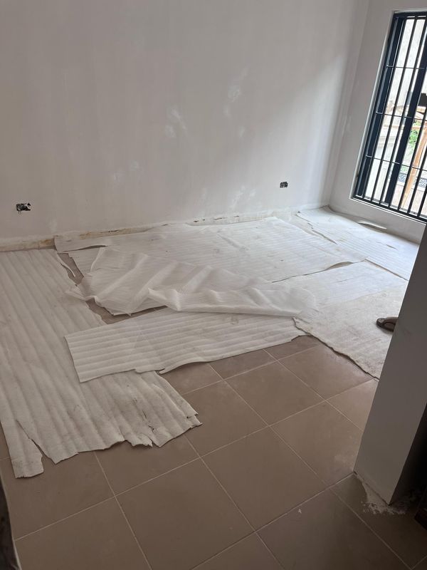 Room before flooring installation