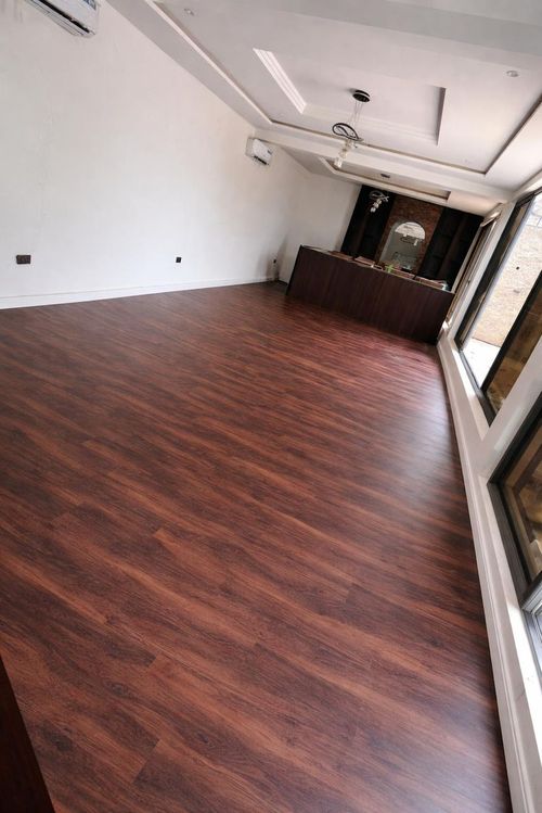 Dark floor living space